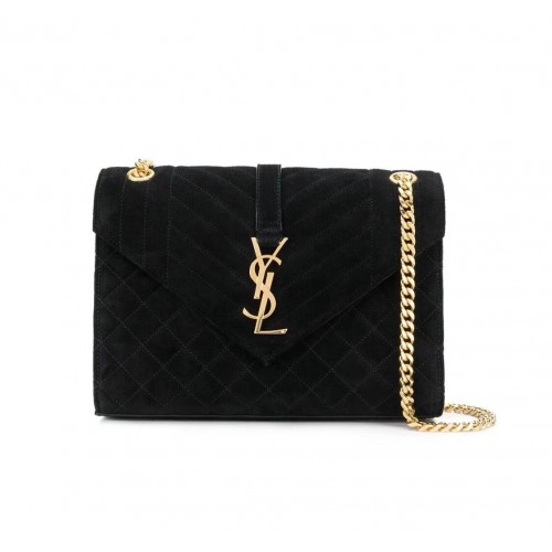 SAINT LAURENTNIKI MEDIUM IN SUÈDE EN GLAD LEER 498894 zwart