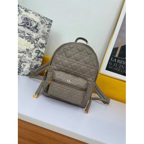 KLEINE DIOR RUGZAK Cannage lamsleer M9222U Taupe