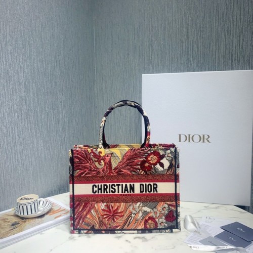 KLEINE DIOR BOOK TOTE Geborduurd M1296-2
