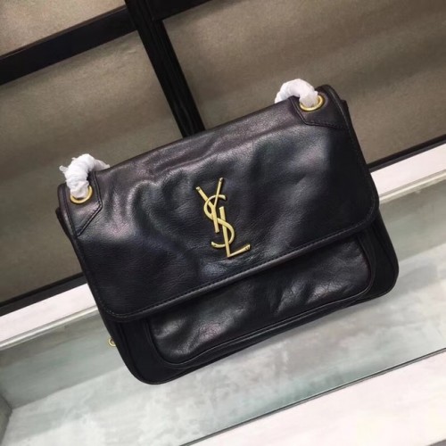 Saint Laurent Niki Medium Monogram schoudertas 2830 zwart