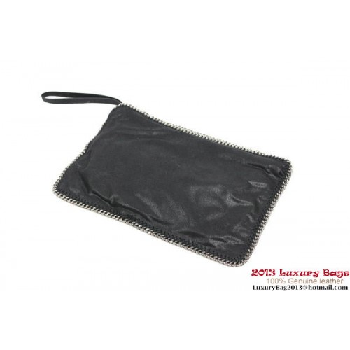 Stella McCartney Falabella Fold Over Clutch 832 Zwart