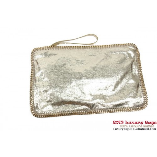 Stella McCartney Falabella Fold Over Clutch 832 licht goud