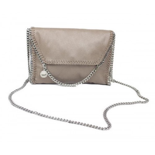 Stella McCartney Falabella kaki PVC schoudertas 875 zilver