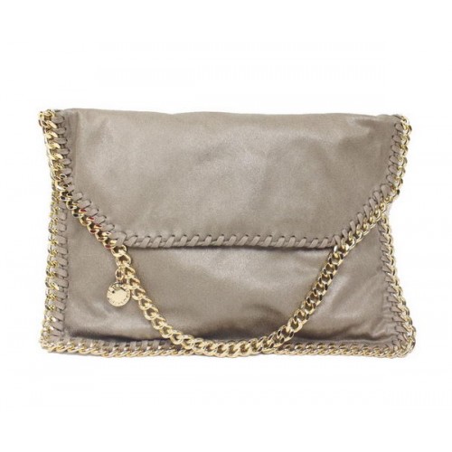 Stella McCartney Falabella kaki crossbodytas van PVC 876 goud