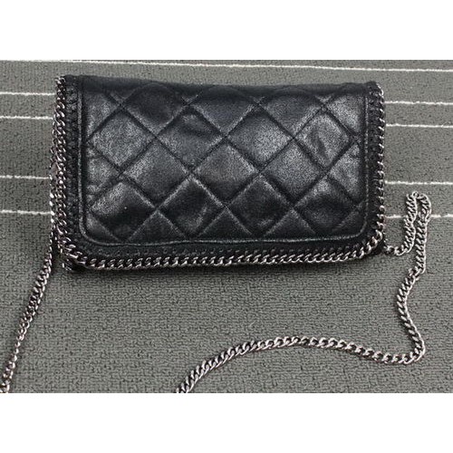 Stella McCartney Falabella PVC zwarte schoudertassen SM882
