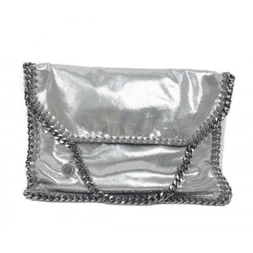 Stella McCartney Falabella PVC schoudertas 876 zilver