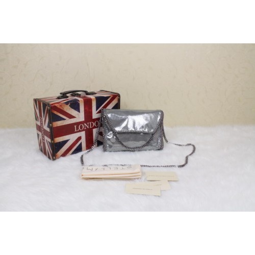 Stella McCartney Falabella PVC schoudertas SM875 zilver