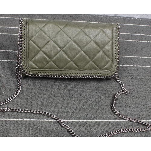 Stella McCartney Falabella PVC Cross Body Tassen SM882 Groen