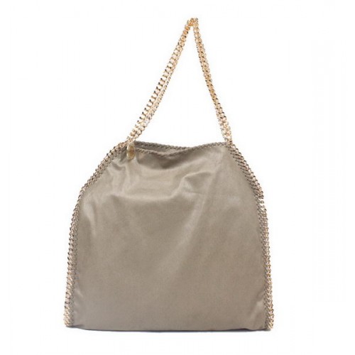 Stella McCartney Falabella PVC vouwdraagtas 811 kaki