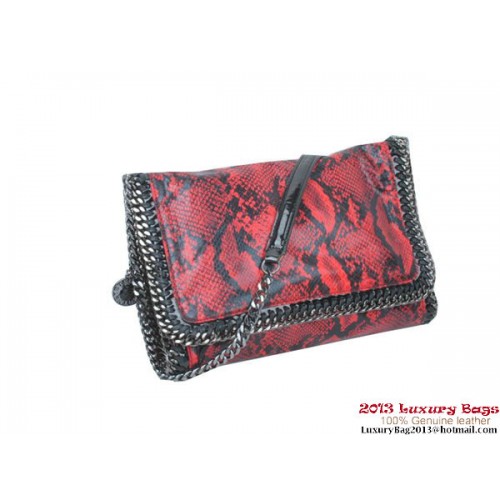 Stella McCartney Falabella Snake PVC schoudertas 822 rood
