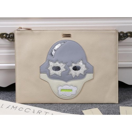 Stella McCartney SUPERHELD Medium KOPPELING MET RITS SM891 Abrikoos