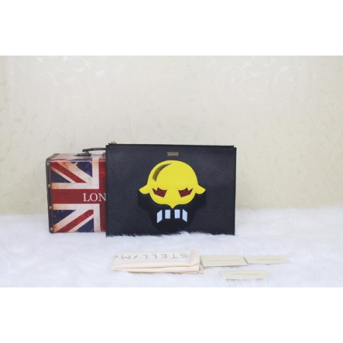 Stella McCartney SUPERSTELLAHEROES GROTE CLUTCH MET RITS SM891 Geel