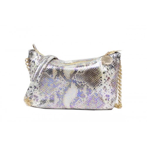 Stella McCartney slangenleren schoudertas 835 beige