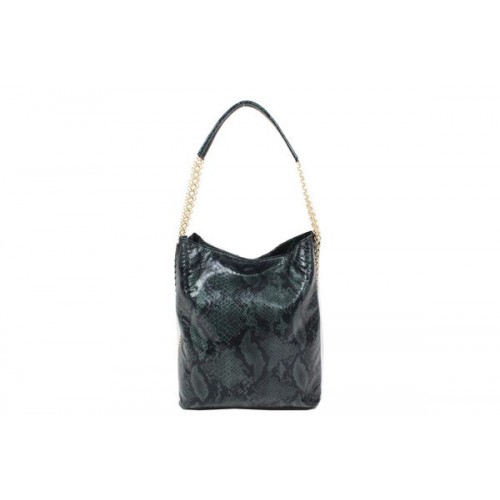 Stella McCartney slangenleren hobo tas 836 groen