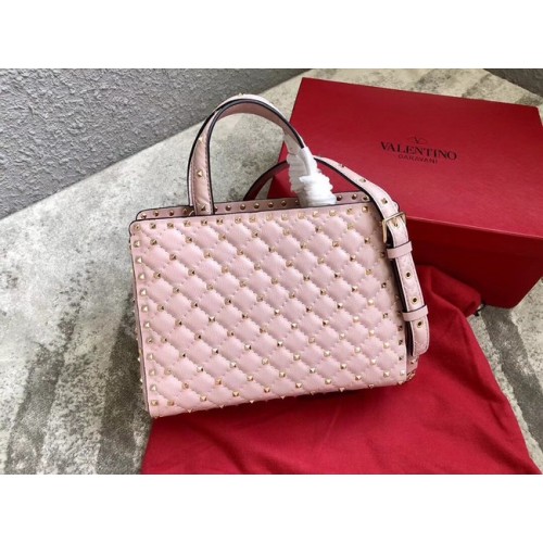 VALENTINO Candystud gewatteerde leren tas 0061 roze