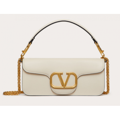 VALENTINO GARAVANI Loco Kalfsleren tas 2B0K30 wit