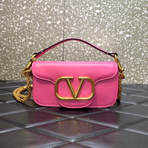 VALENTINO CRAZY MINI CRAZY Kalfsleren schoudertas 1W2B0K roze