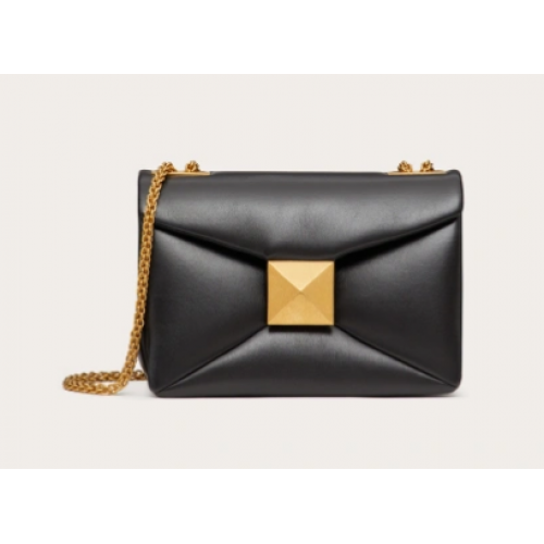 VALENTINO GARAVANI One Stud Schapenvacht Schoudertas XW0B0K21 zwart