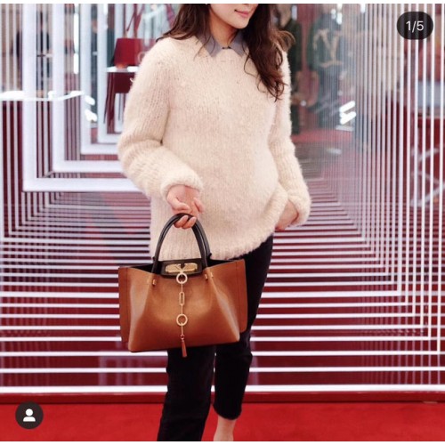 VALENTINO Originele leren tas 2070 bruin