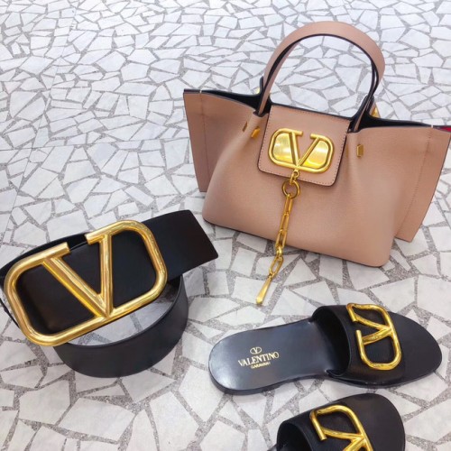 VALENTINO Originele leren tas 2070 lichtroze