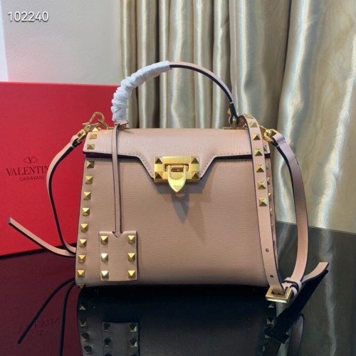 VALENTINO Originele leren shopper V4071A roze