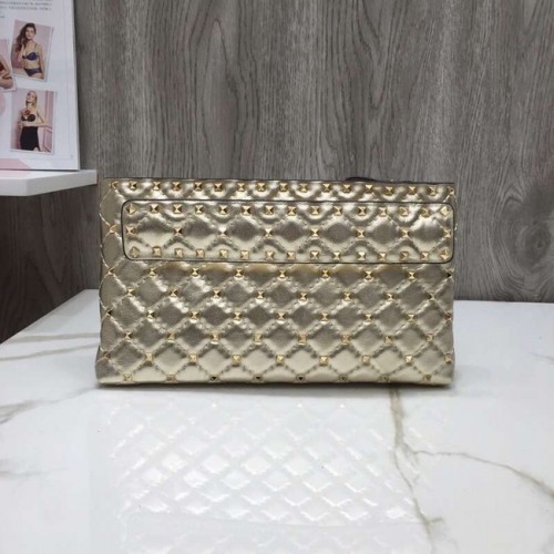 VALENTINO lederen clutch 0125 goud
