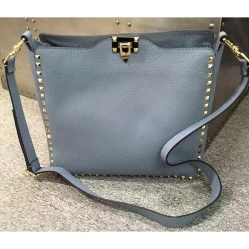 Valentino Garavani Rockstud hobo tas VO84499 hemelsblauw
