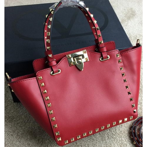 Valentino Garavani Rockstud mini draagtas origineel leer VG1918 bordeaux