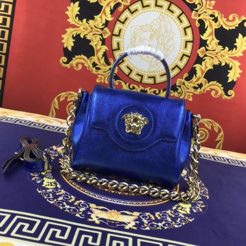 Versace originele kalfsleren tas FS1040 blauw