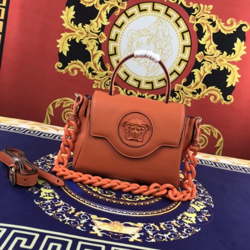 Versace originele kalfsleren tas FS1040 oranje