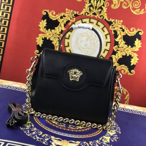 Versace Original middelgrote kalfsleren tas FS1041 zwart