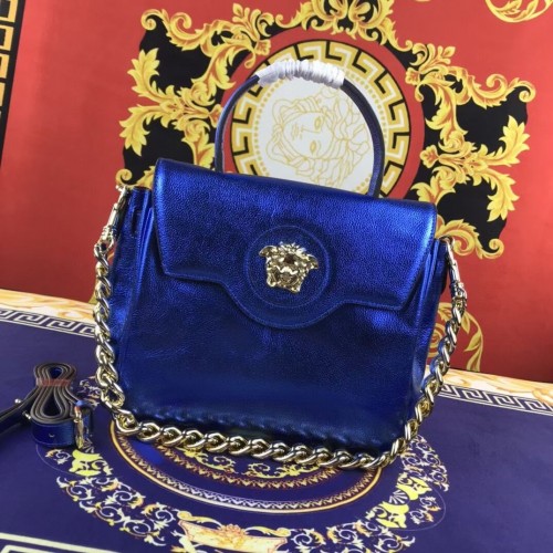 Versace Original middelgrote kalfsleren tas FS1041 blauw
