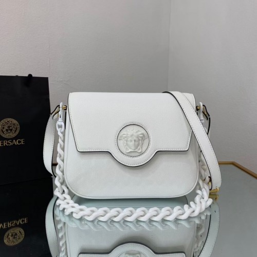 Versace Original middelgrote kalfsleren tas FS1067 wit