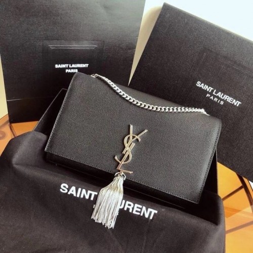 YSL Saint Laurent Medium Kate Tassel Bag 86773 Zwart