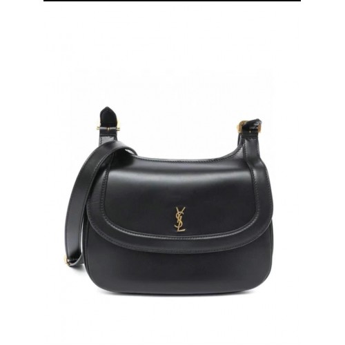 Yves Saint Laurent Kalfsleren tas Y677905 zwart