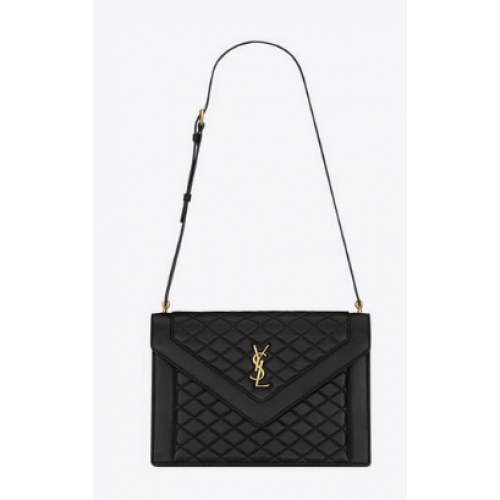 Yves Saint Laurent kalfsleren schoudertas 6688631 zwart