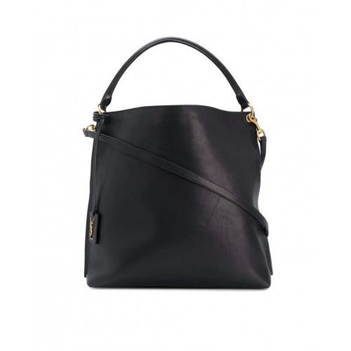 Yves Saint Laurent kalfsleren schoudertas Y635266 zwart