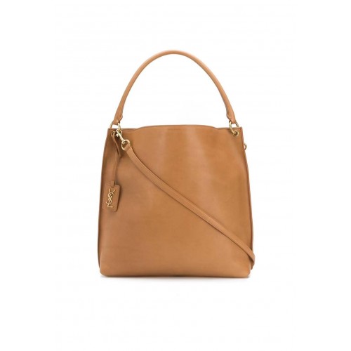 Yves Saint Laurent kalfsleren schoudertas Y635266 bruin