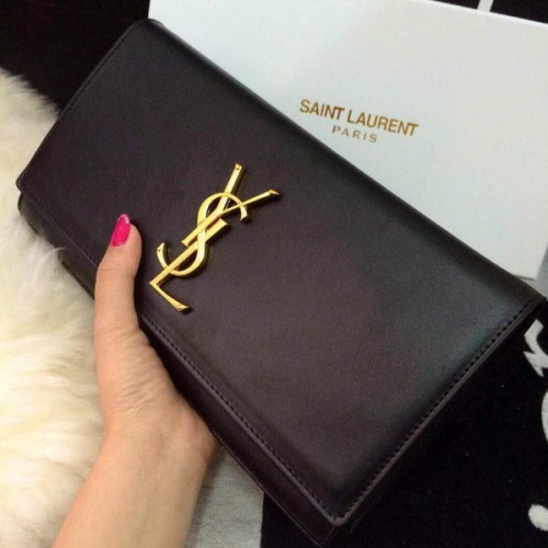 Yves Saint Laurent klassieke monogram clutch 30210 zwart