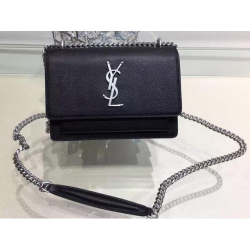 Yves Saint Laurent schoudertas Y13927 zwart
