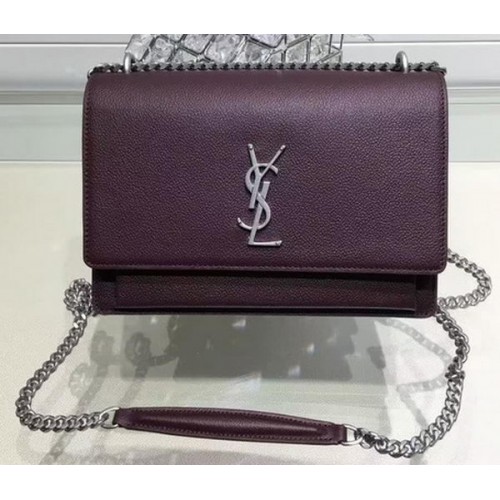 Yves Saint Laurent Cross-body schoudertas Y13927 paars