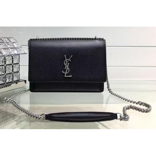 Yves Saint Laurent schoudertas Y13928 zwart