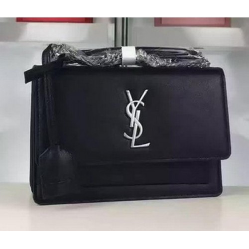Yves Saint Laurent Cross-body schoudertas Y8816 Zwart