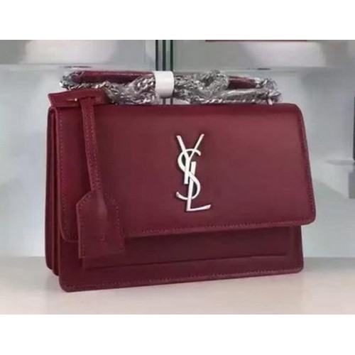 Yves Saint Laurent Cross-body schoudertas Y8816 Bourgondië