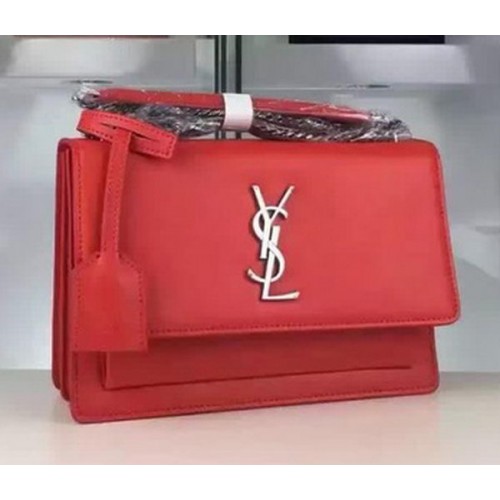 Yves Saint Laurent Cross-body schoudertas Y8816 rood