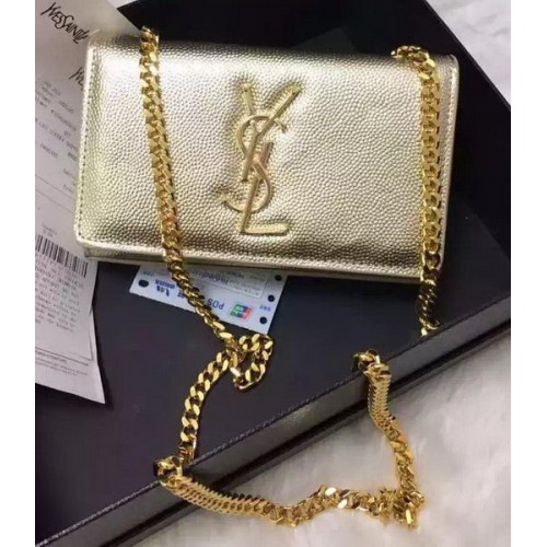Yves Saint Laurent Cross-body schoudertas Y9013 goud