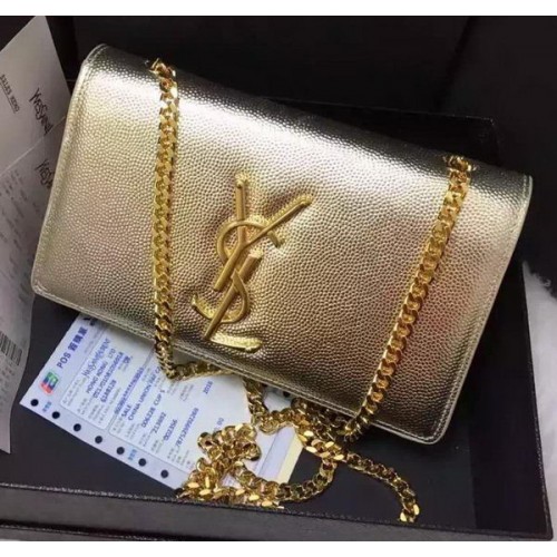 Yves Saint Laurent Cross-body schoudertas Y9014 goud