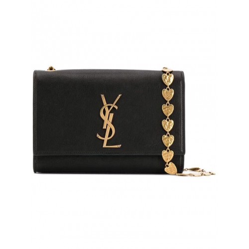 Yves Saint Laurent Kate Kleine Originele Leren Schoudertas Y517023 Zwart