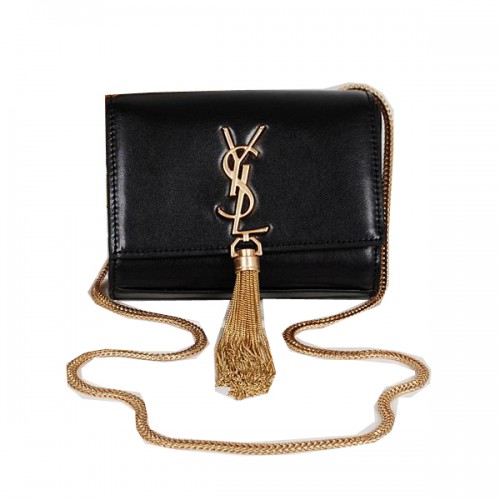 Yves Saint Laurent MINI Monogramme Cross-body Schoudertas Zwart