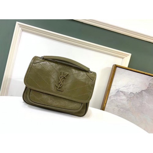 Yves Saint Laurent NIKI BABY IN LAMBSKIN groen